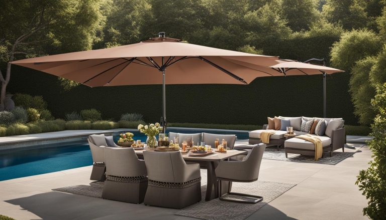 Benefits and Features of Different Types of Patio Offset Umbrellas