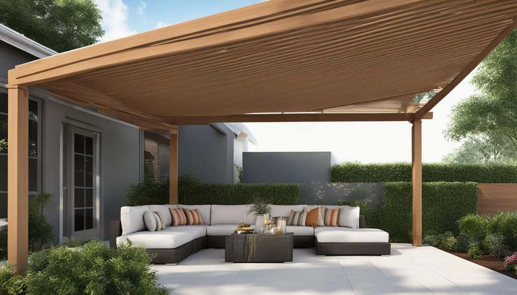 Customizable solid patio cover