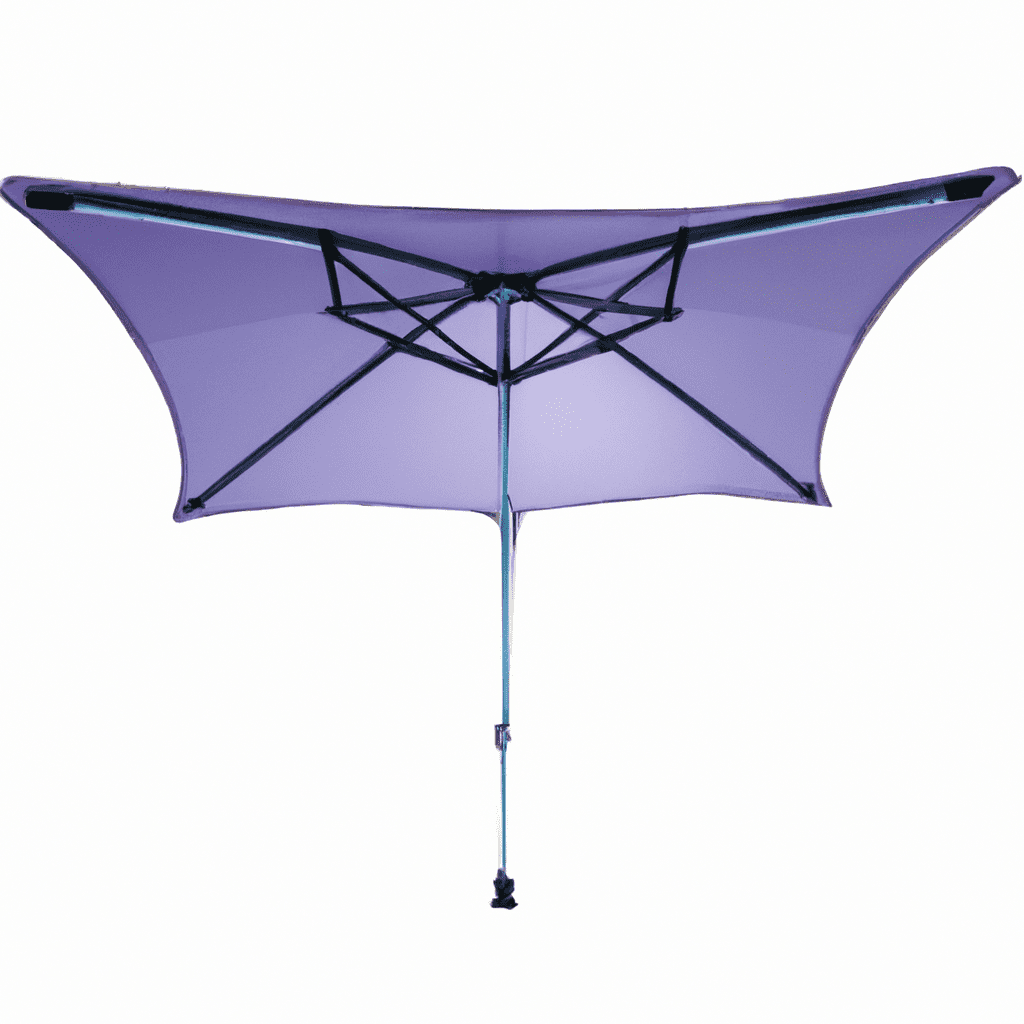 An image showcasing the Purple Leaf 11ft Patio Umbrella's additional features and benefits