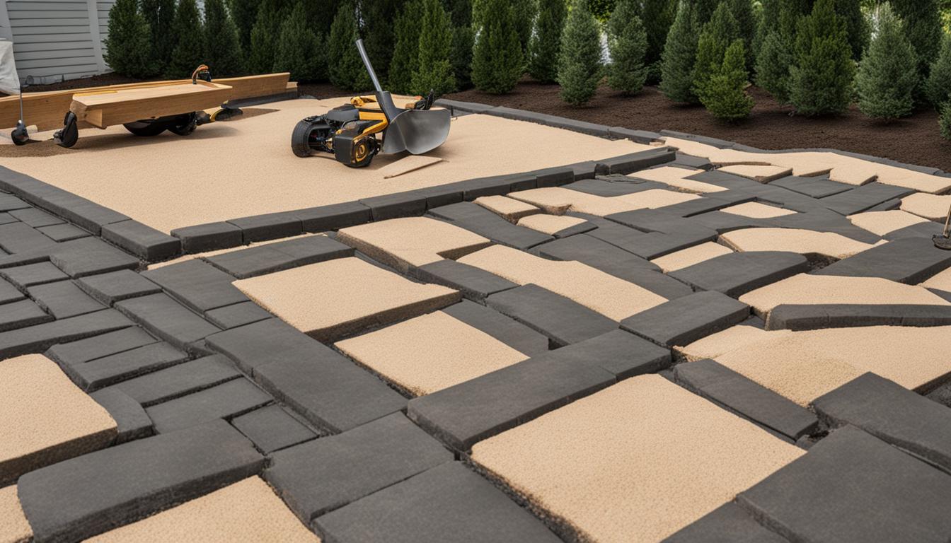 how to lay patio pavers