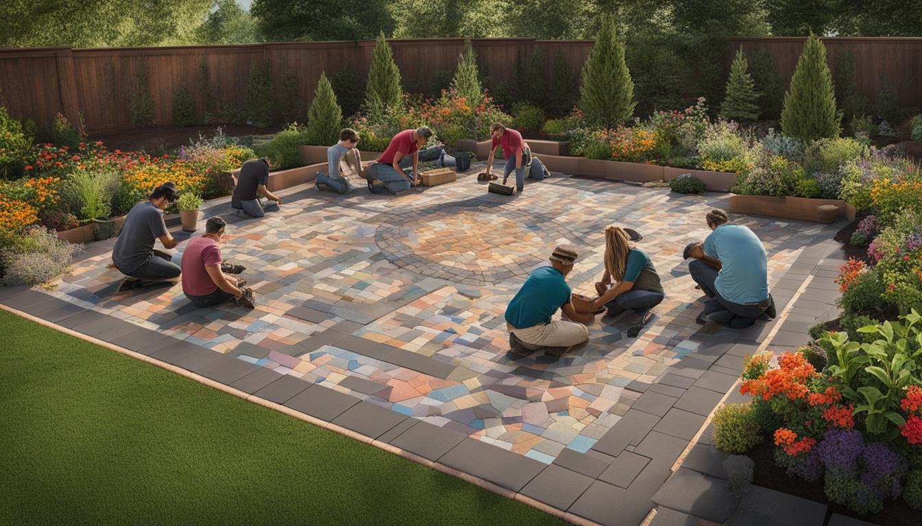 how to make patio with pavers